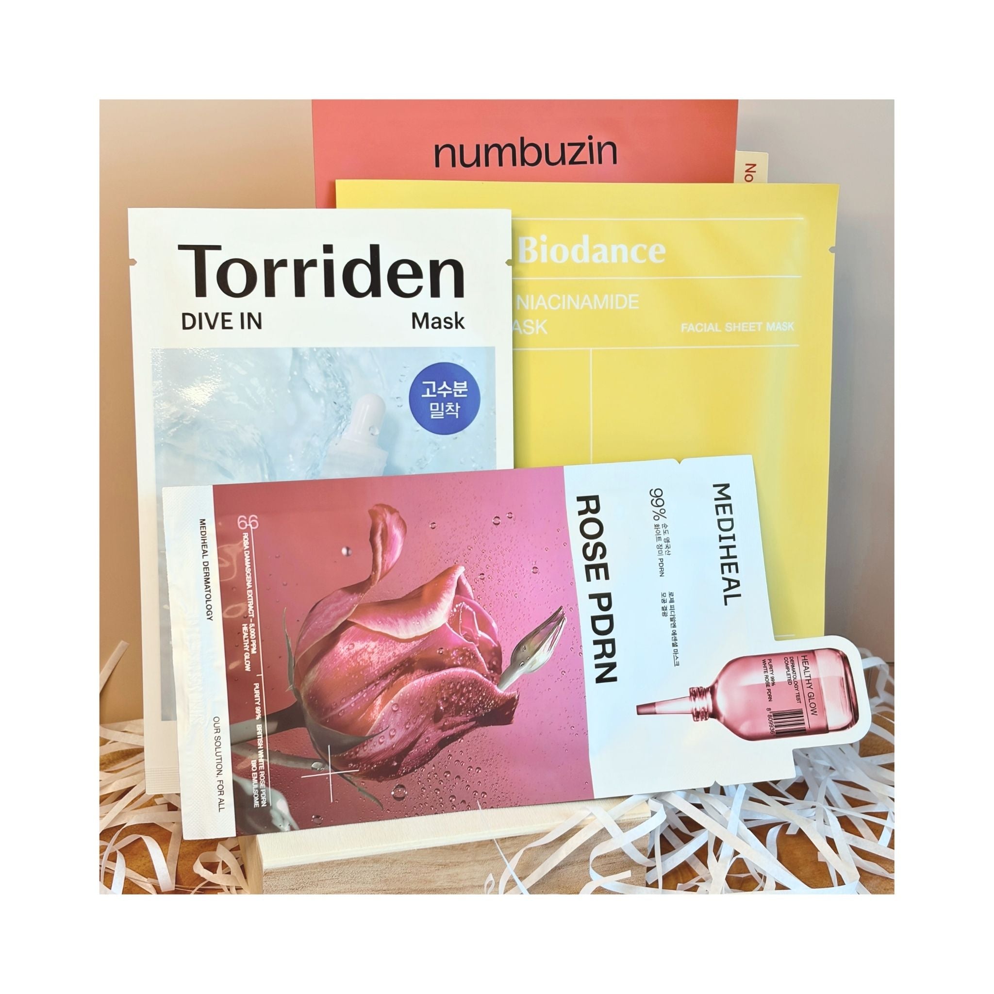 Dew Mask Edit - Four sheet masks for a quick glow routine.